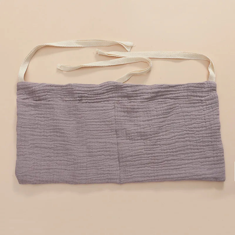 Portátil saco de armazenamento berço do bebê organizador fralda multifuncional recém-nascido cama cabeceira saco fralda para crianças itens do bebê cama