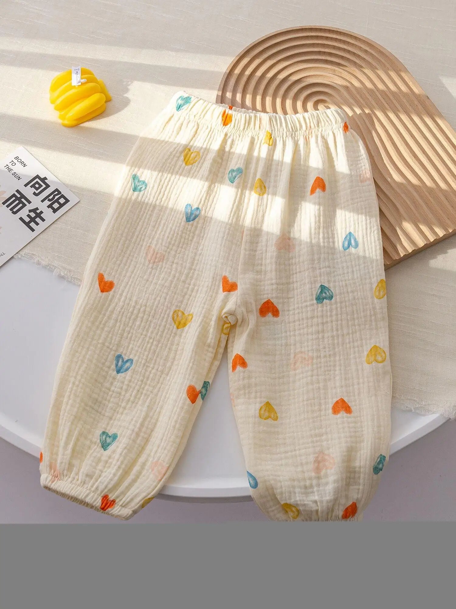 Novo designer de impressão calças do bebê unisex bonito harem calças ao ar livre da criança meninas verão moda fina solta calças comprimento total