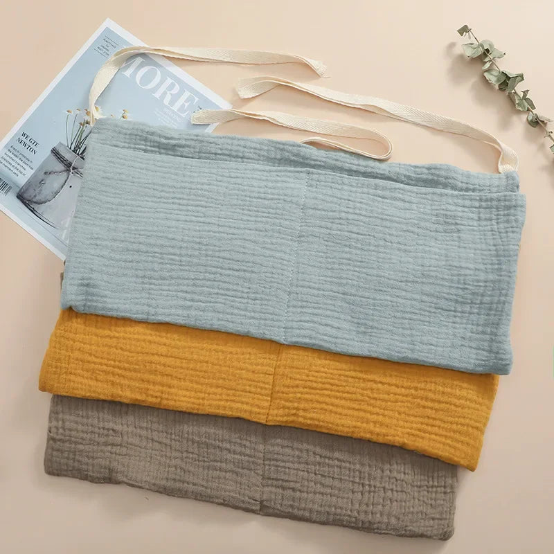 Bolsa de armazenamento multifuncional para berço, bolsa para fraldas de bebê, organizador de cabeceira para crianças pequenas, acessórios de cama para bebês recém-nascidos
