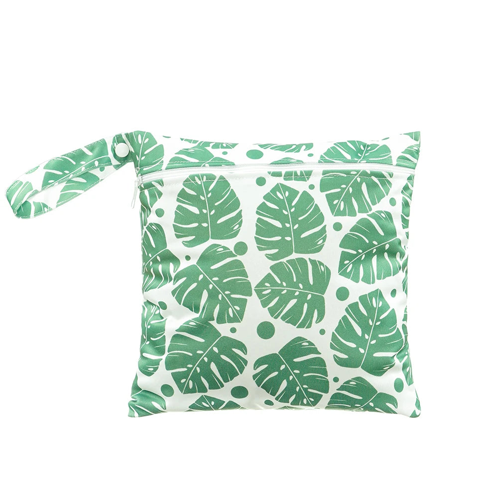 HappyFlute Nova peça única 27*26CM pode ser transportada e suspensa Mini design de bolso com separação úmida e seca Bolsa para fraldas de bebê