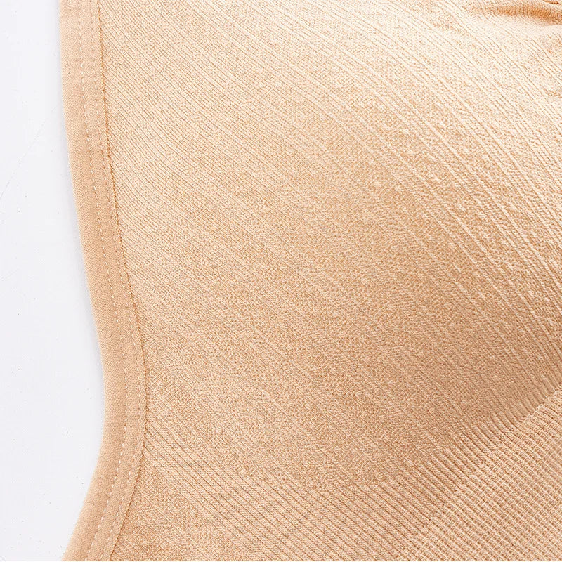 Nova alta qualidade única mão fivela frontal sutiã de enfermagem respirável mulheres amamentação roupa interior sem costura sutiã para grávidas push up