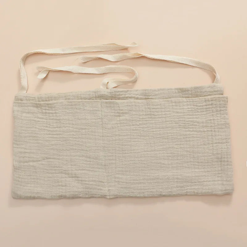 Portátil saco de armazenamento berço do bebê organizador fralda multifuncional recém-nascido cama cabeceira saco fralda para crianças itens do bebê cama