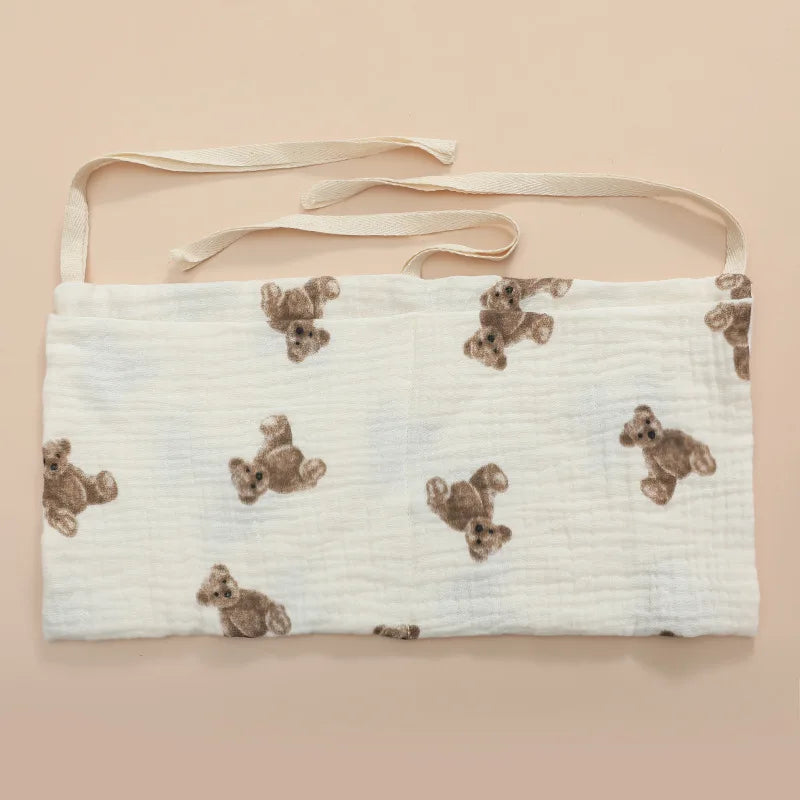 Portátil saco de armazenamento berço do bebê organizador fralda multifuncional recém-nascido cama cabeceira saco fralda para crianças itens do bebê cama
