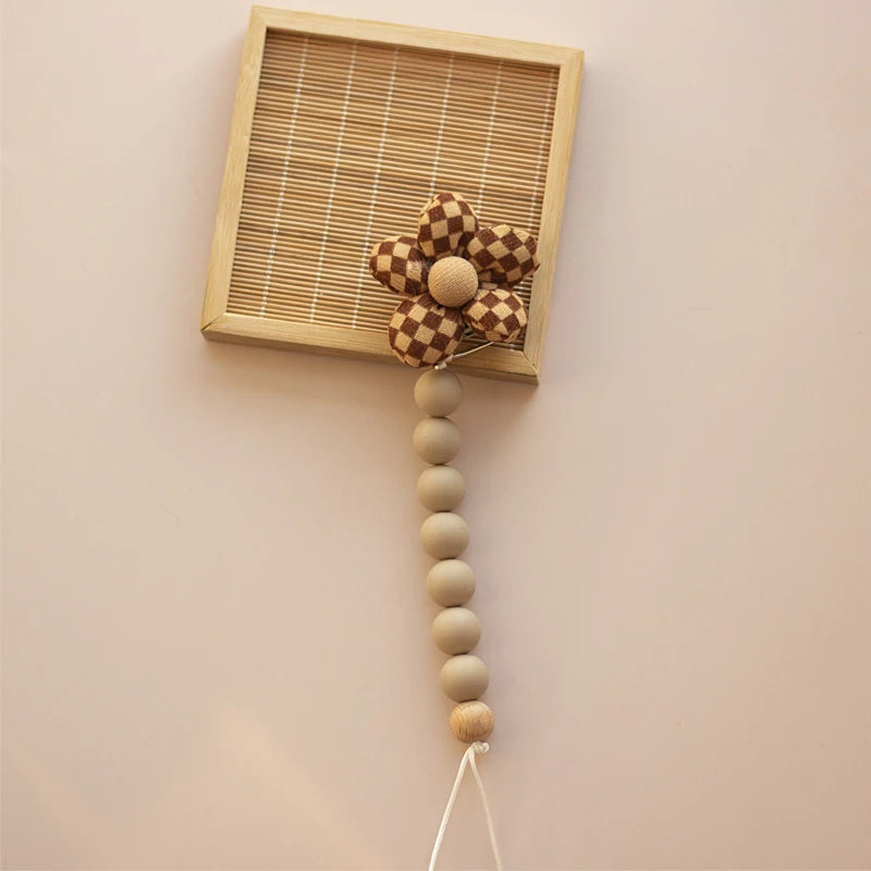 Suporte de chupeta de bebê flor silicone manequim clipe mordedor para bebês pingente coisas recém-nascidas presentes brinquedos para bebês 0-6 meses acessórios