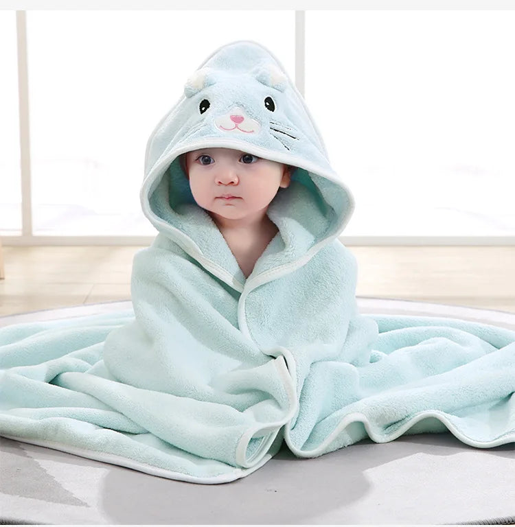 Bebê recém-nascido toalha de banho dos desenhos animados swaddle crianças roupão de lã cobertor quente dormir swaddle envoltório para recém-nascidos meninos meninas