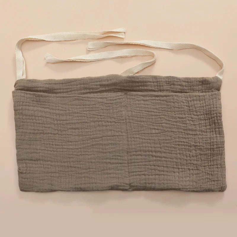 Portátil saco de armazenamento berço do bebê organizador fralda multifuncional recém-nascido cama cabeceira saco fralda para crianças itens do bebê cama