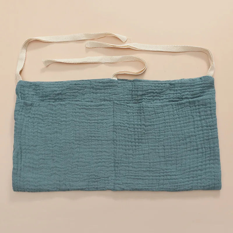 Portátil saco de armazenamento berço do bebê organizador fralda multifuncional recém-nascido cama cabeceira saco fralda para crianças itens do bebê cama