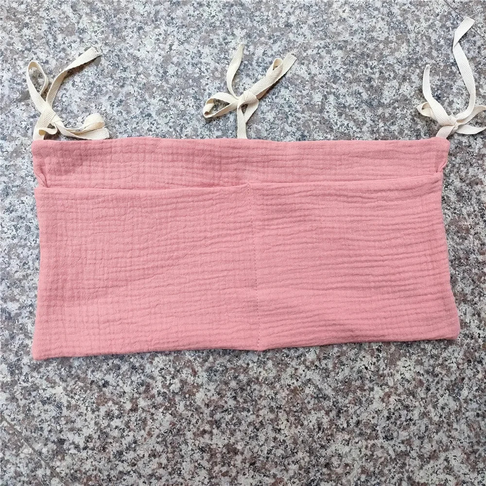 Bolsa de armazenamento multifuncional para berço, bolsa para fraldas de bebê, organizador de cabeceira para crianças pequenas, acessórios de cama para bebês recém-nascidos