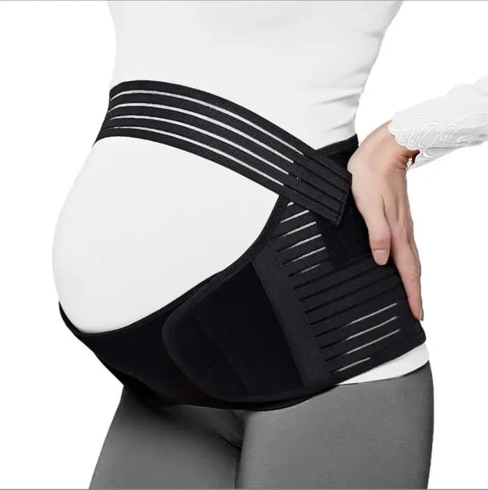 Mulheres grávidas suporte barriga banda volta roupas cinto ajustável cintura cuidados maternidade abdômen cinta protetor gravidez