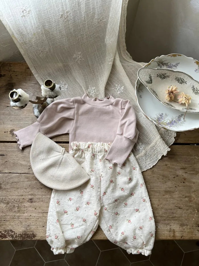 Calças de bebê de algodão orgânico recém-nascidos outono primavera verão inverno bonito impressão macia musselina roupas calças pantalons capris