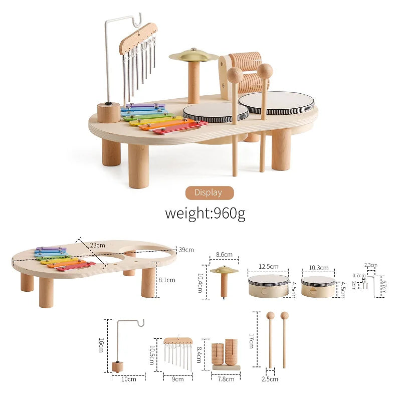 Montessori bebê Rain Stick, ampulheta arco-íris, chocalho musical, brinquedo educativo, colorido, brinquedos sensoriais para crianças
