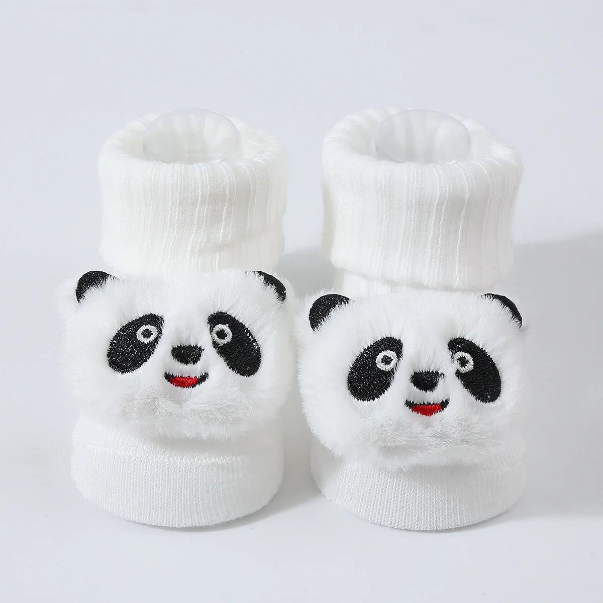Meias de bebê primavera e outono algodão macio meias de bebê recém-nascido no tubo dos desenhos animados 3d boneca infantil meninos meninas meias 0-6 meses