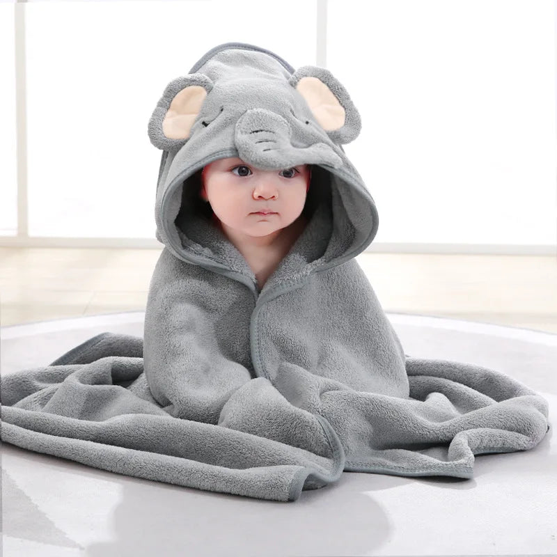 Bebê recém-nascido toalha de banho dos desenhos animados swaddle crianças roupão de lã cobertor quente dormir swaddle envoltório para recém-nascidos meninos meninas
