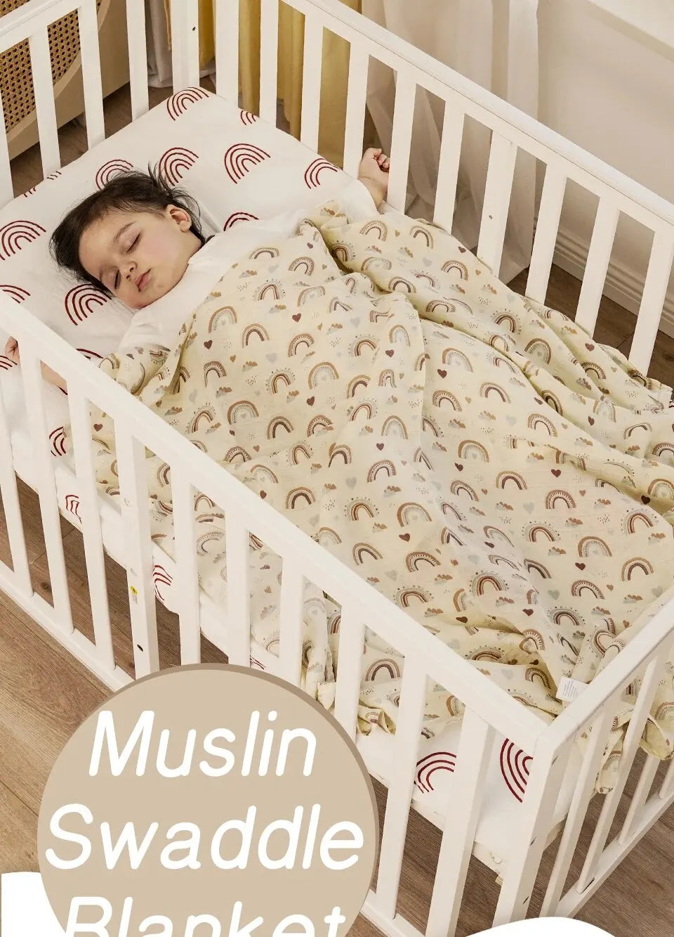 120x110cm algodão de bambu bebê musselina swaddle cobertor bonito macio impressão toalha do bebê envoltório