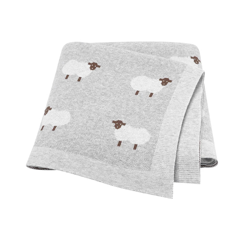 Cobertores de algodão para bebês, cobertores de malha para recém-nascidos, meninos e meninas, carrinho de berçário, colchas de abraço, 90*70cm, tapete de recepção infantil