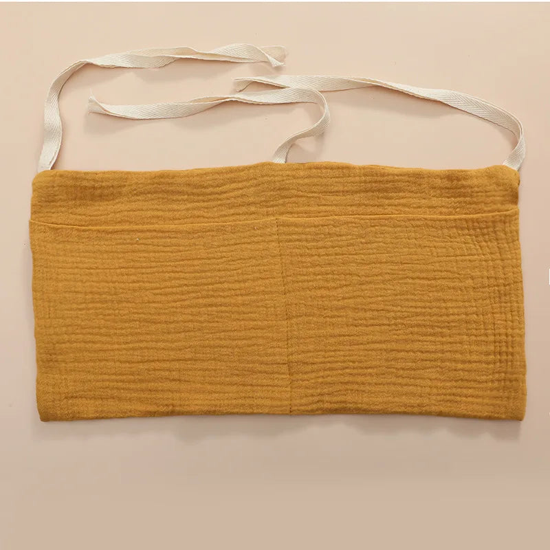Portátil saco de armazenamento berço do bebê organizador fralda multifuncional recém-nascido cama cabeceira saco fralda para crianças itens do bebê cama