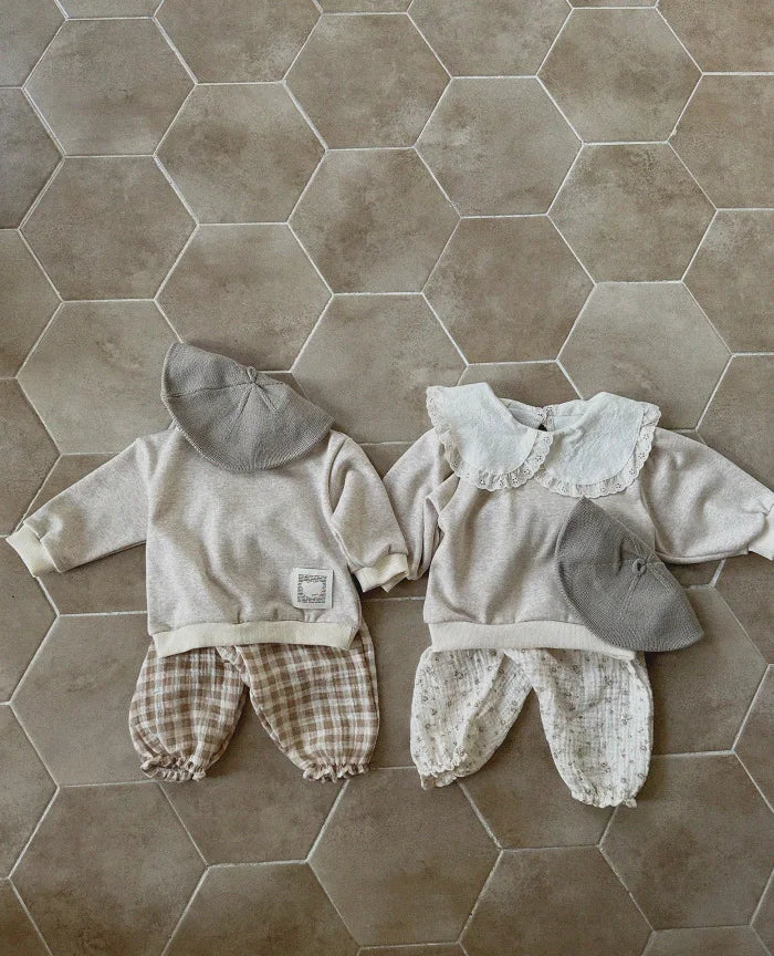Calças de bebê de algodão orgânico recém-nascidos outono primavera verão inverno bonito impressão macia musselina roupas calças pantalons capris