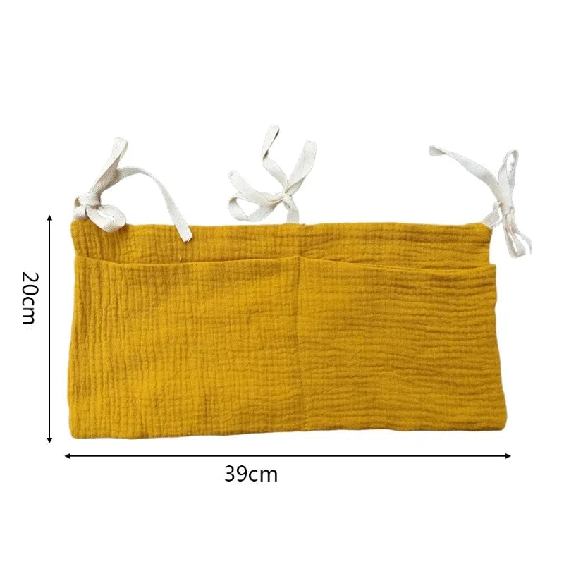 Bolsa de armazenamento multifuncional para berço, bolsa para fraldas de bebê, organizador de cabeceira para crianças pequenas, acessórios de cama para bebês recém-nascidos