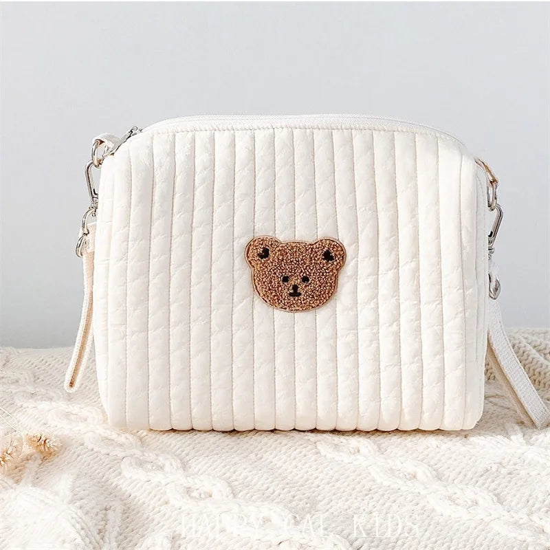 Saco de armazenamento portátil de algodão com zíper bordado saco de fraldas reutilizáveis absorventes higiênicos organizador sacos de carrinho cosméticos bolsa