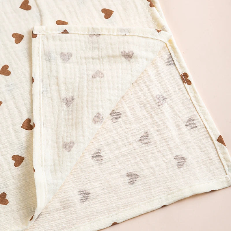 Ins cobertor de musselina para bebê, 2 camadas de algodão, cobertores para recém-nascidos, toalha de banho, roupa de cama de verão, itens para bebês, mãe e crianças